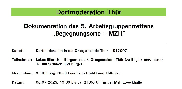 20230706 Protokoll AG 5 Begegnungsorte