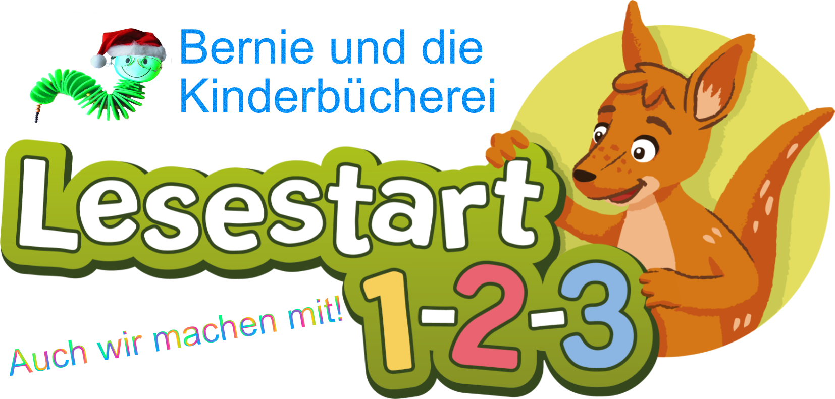 Bernie und Logo lesestart_1-2-3