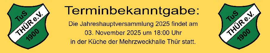 20250929 1024 Schild TUS Thuer Jahreshauptversammlung